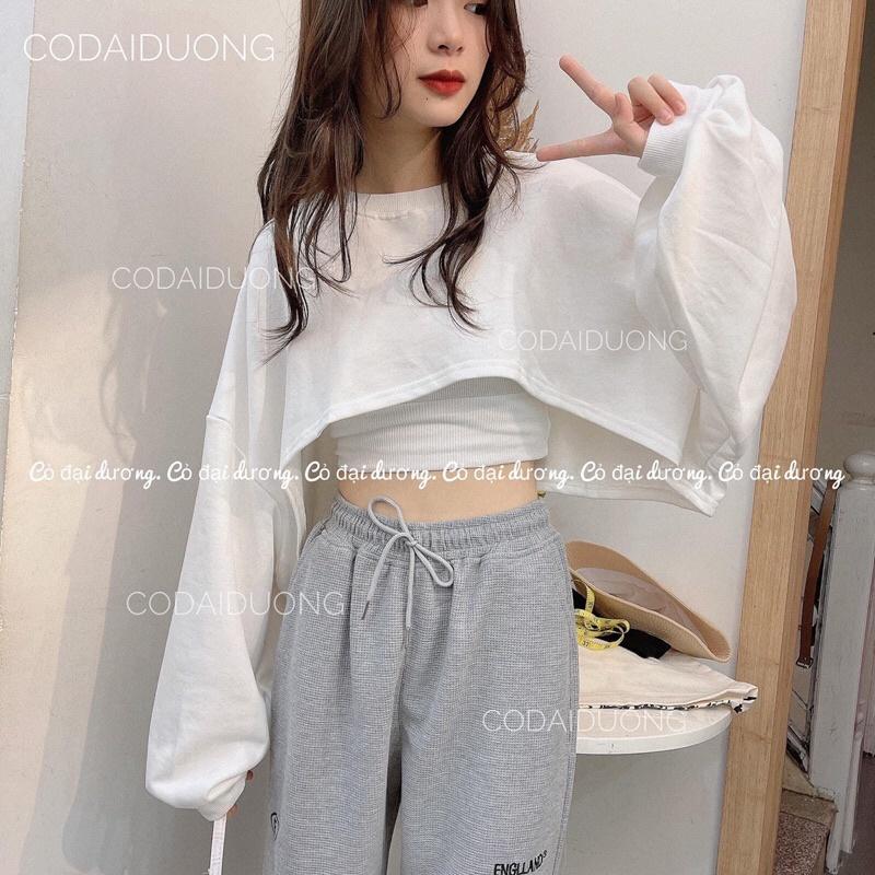 set áo nỉ 1/3 - hồng,freesize dưới 55kg