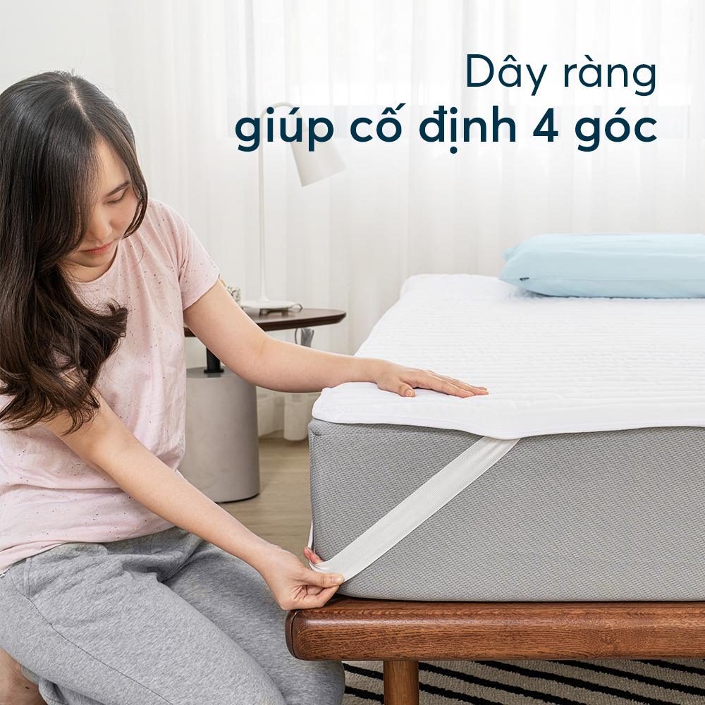 Tấm Bảo Vệ Nệm (Mattress Protector) Ru9 Chống Thấm Tuyệt Đối, Mềm Mại