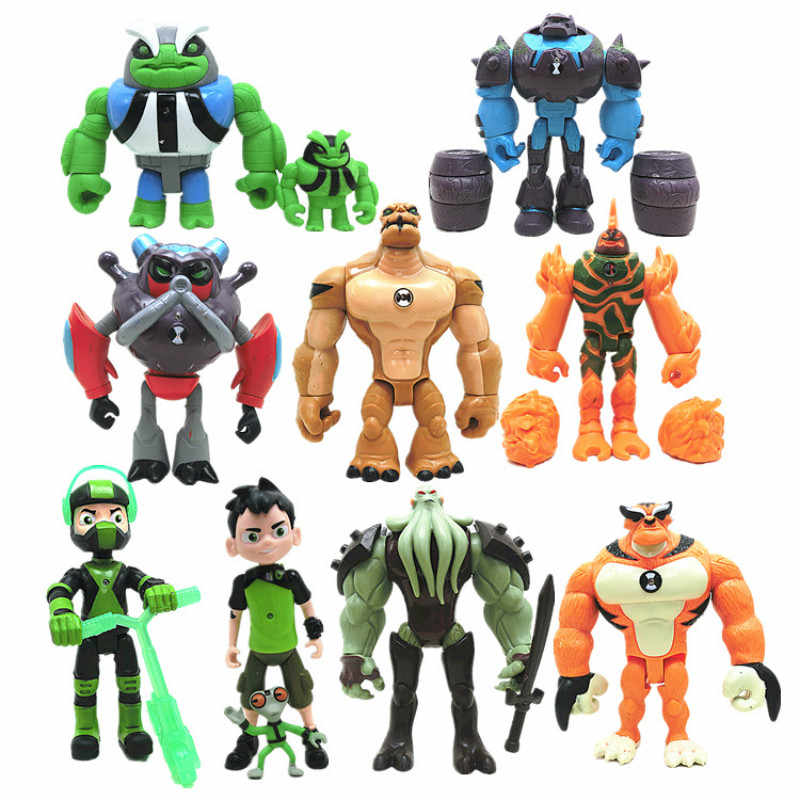 Mô hình 11 Nhân Vật Trong Phim Ben 10 Cao 5-12Cm