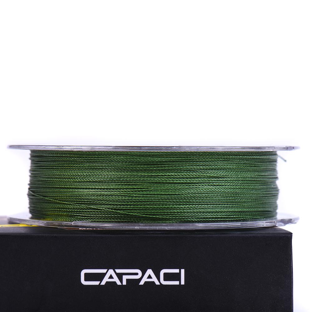 Dây bện câu cá 100m với 4 sợi bền, chống mài mòn và độ giãn thấp, công cụ câu cá tuyệt vời cho cần thủ