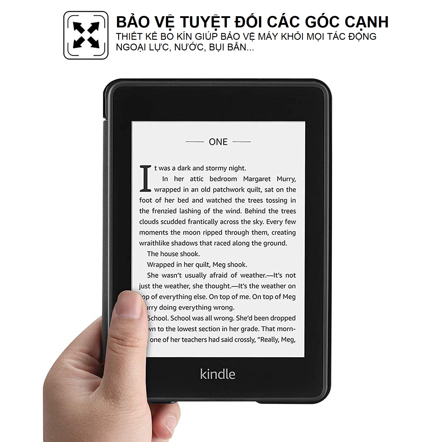 Bao Da Case Cover Cho Máy Đọc Sách Kindle 2019 Màu Xanh