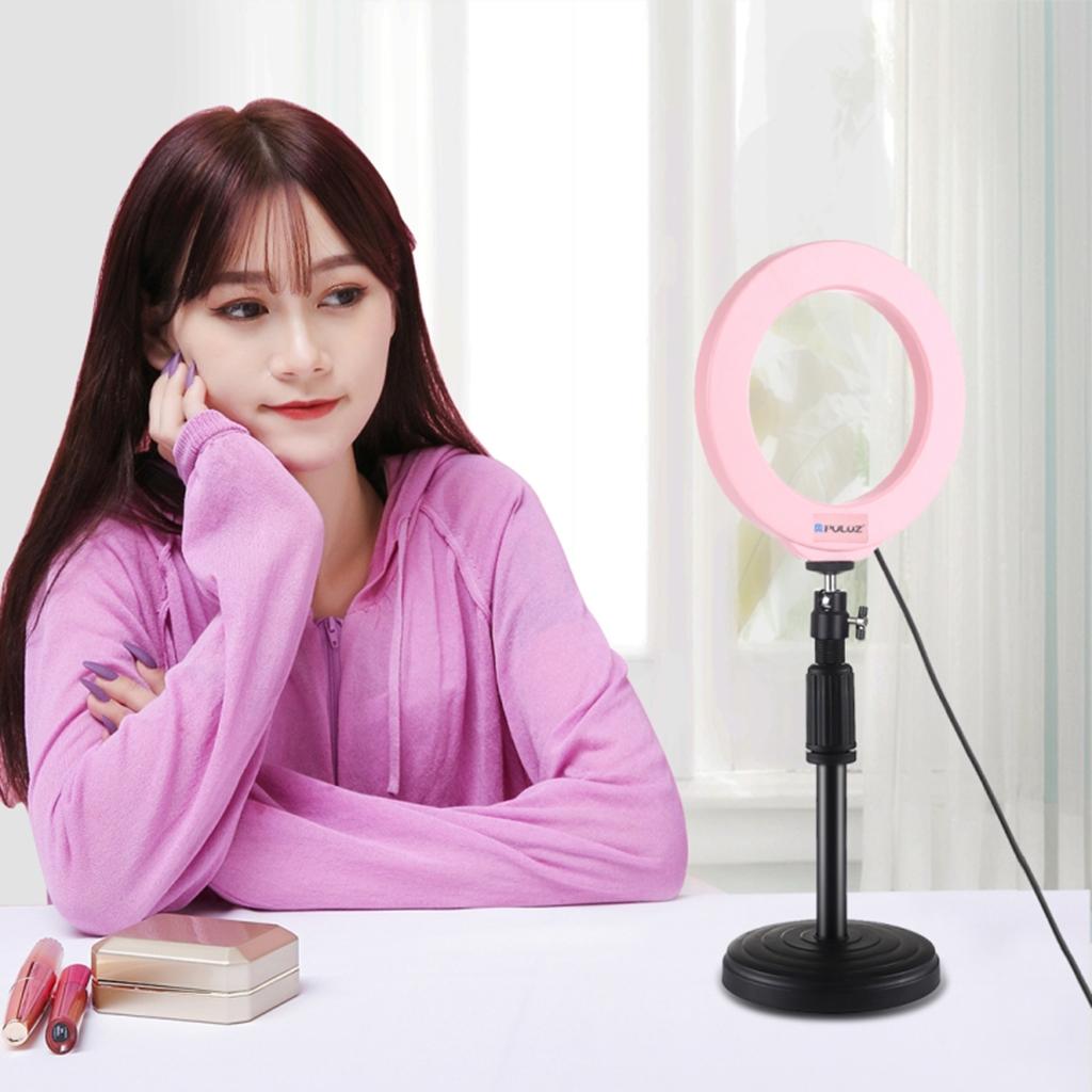 LED Ring Light, 12cm USB Powered LED Selfie Makeup Fill Light, Great for Live Streaming Photoghaphy