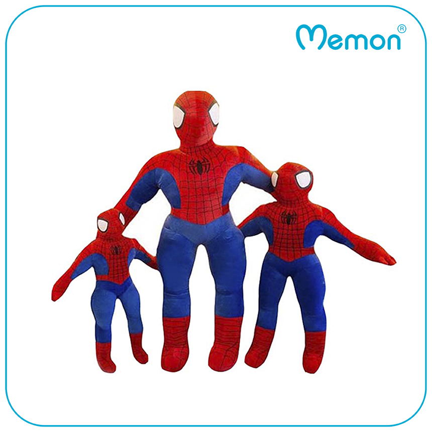 Gấu bông Người nhện Spider Man cao cấp - Hàng chính hãng Memon - Đồ chơi thú nhồi bông Người Nhện Spider Man, Bông Gòn PP 3D tinh khiết, đàn hồi đa chiều, bền đẹp, an toàn cho người sử dụng.