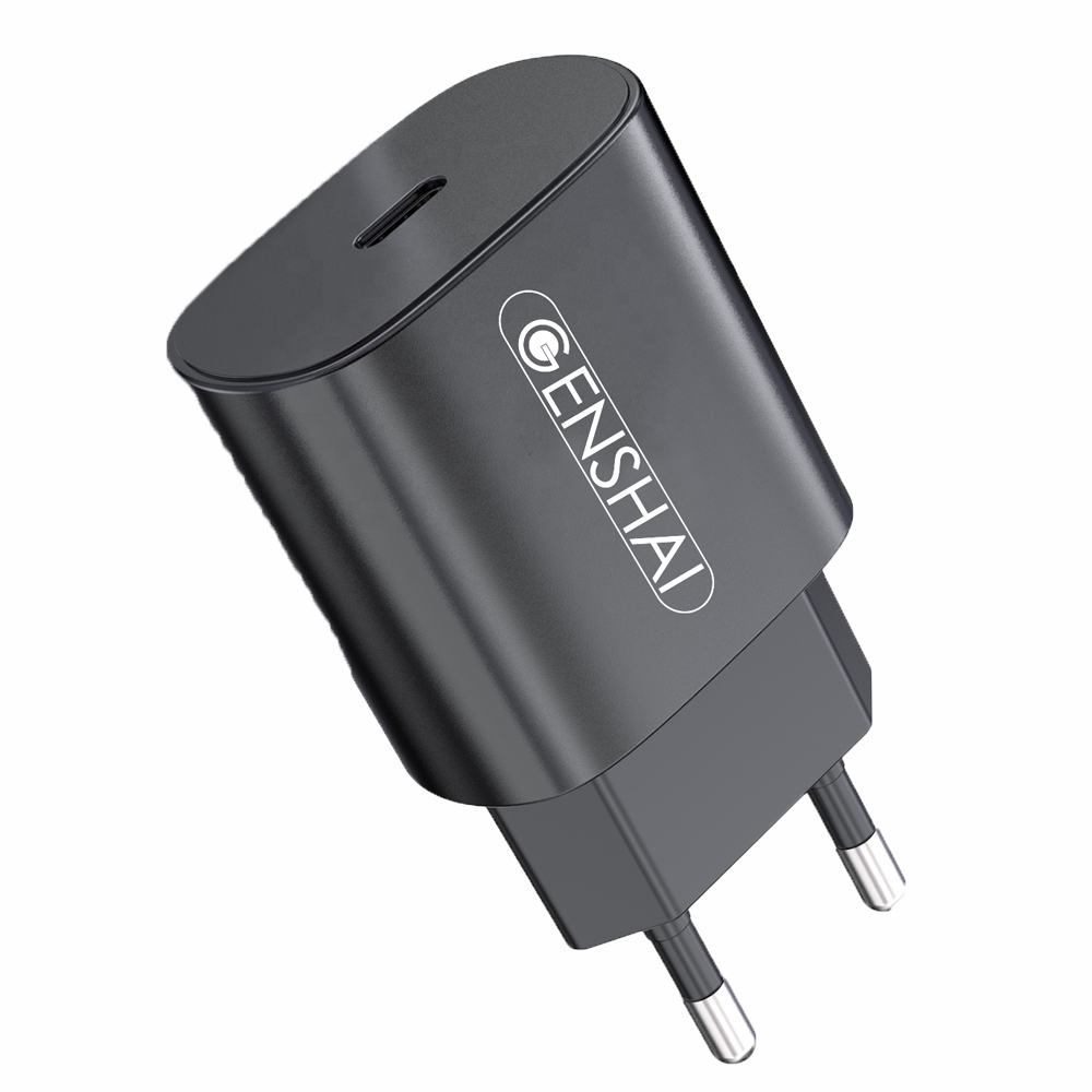 Củ sạc nhanh 20w GENSHAI GS12 cho hầu hết các điện thoại và máy tính bảng- hàng chính hãng
