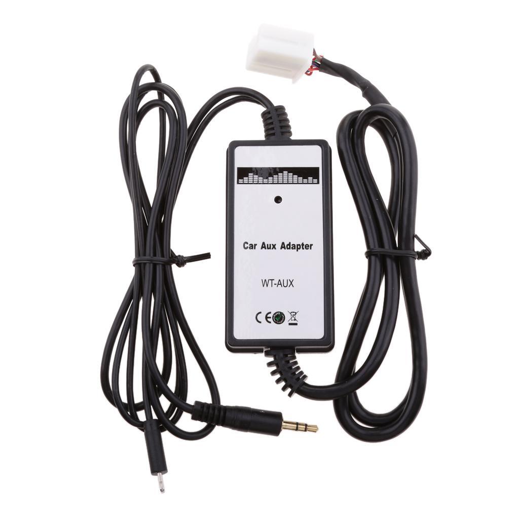 Car Audio 3.5mm Aux-in MP3 Player Interface Adapter for Honda