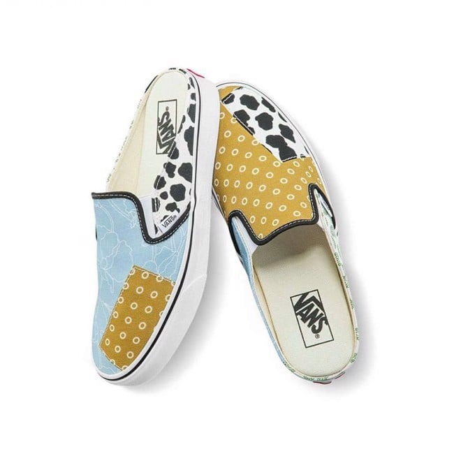 Giày Vans Mule Slip On Pattern Mix Multi - VN0A4P3U6UX Giày lười hở gót