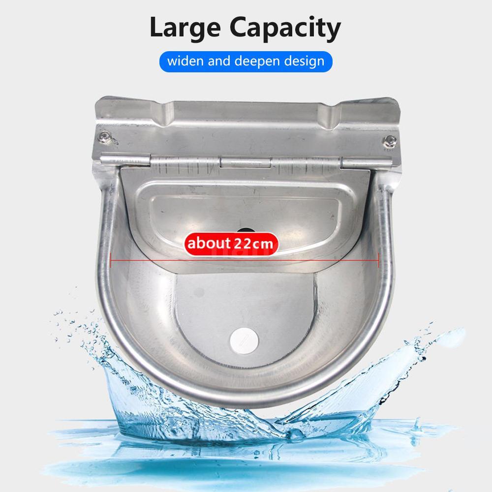 Bát Uống Nước Tự Động Bằng Thép Không Gỉ Cho Thú Cưng