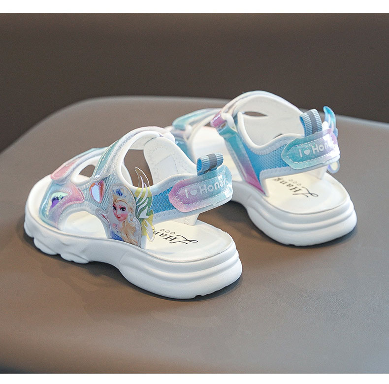 Dép quai hậu giày quai ngang cho bé gái siêu mềm phong cách Hàn Quốc - D3906