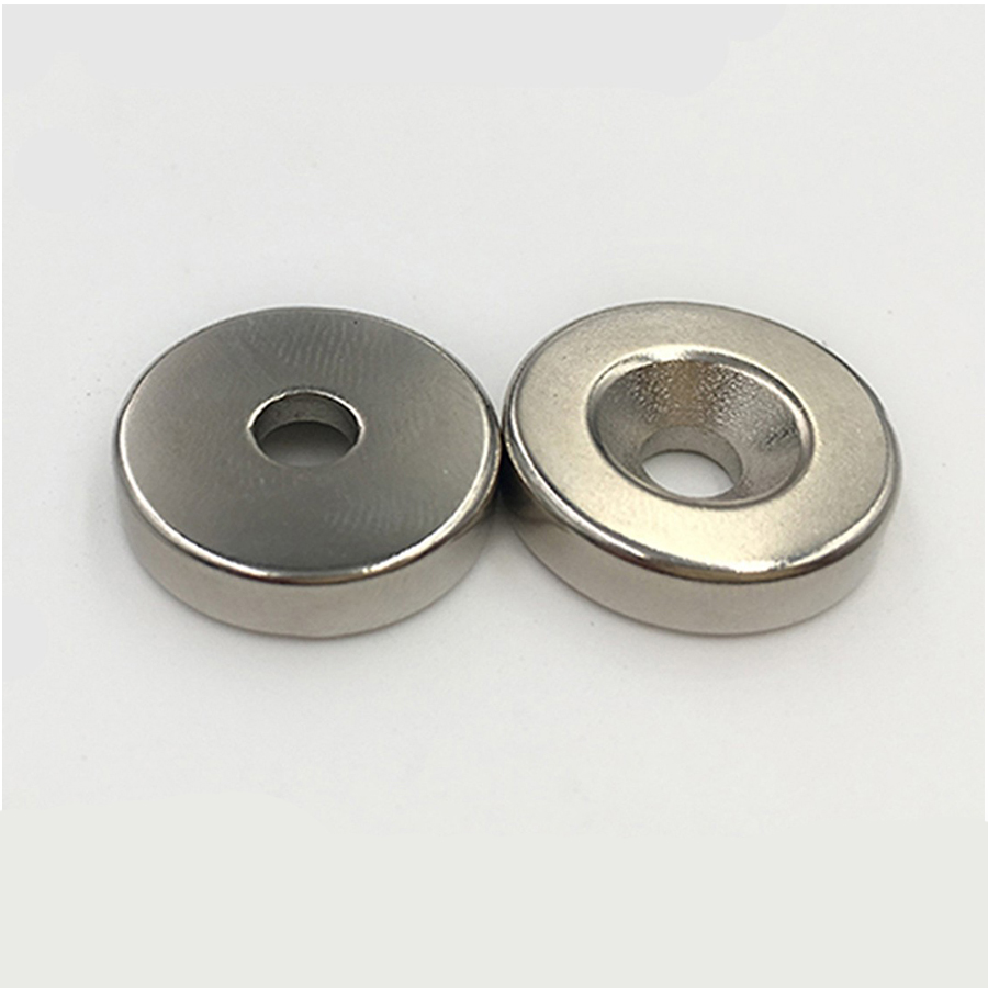 Bộ 5 Viên Nam Châm Đất Hiếm Tròn 20x3mm Có Lỗ 6mm Siêu Từ Tính