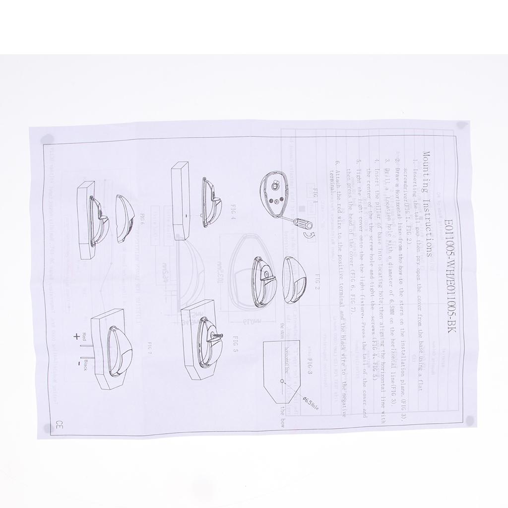 Signal Navigation Light Waterproof Port Starboard Marine Boat