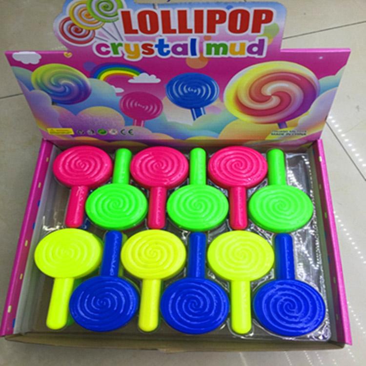 Slime CÂY KẸO MÚT LOLIPOP 4 màu cực đẹp Đồ chơi hũ slam chất nhờn ma quái squishy