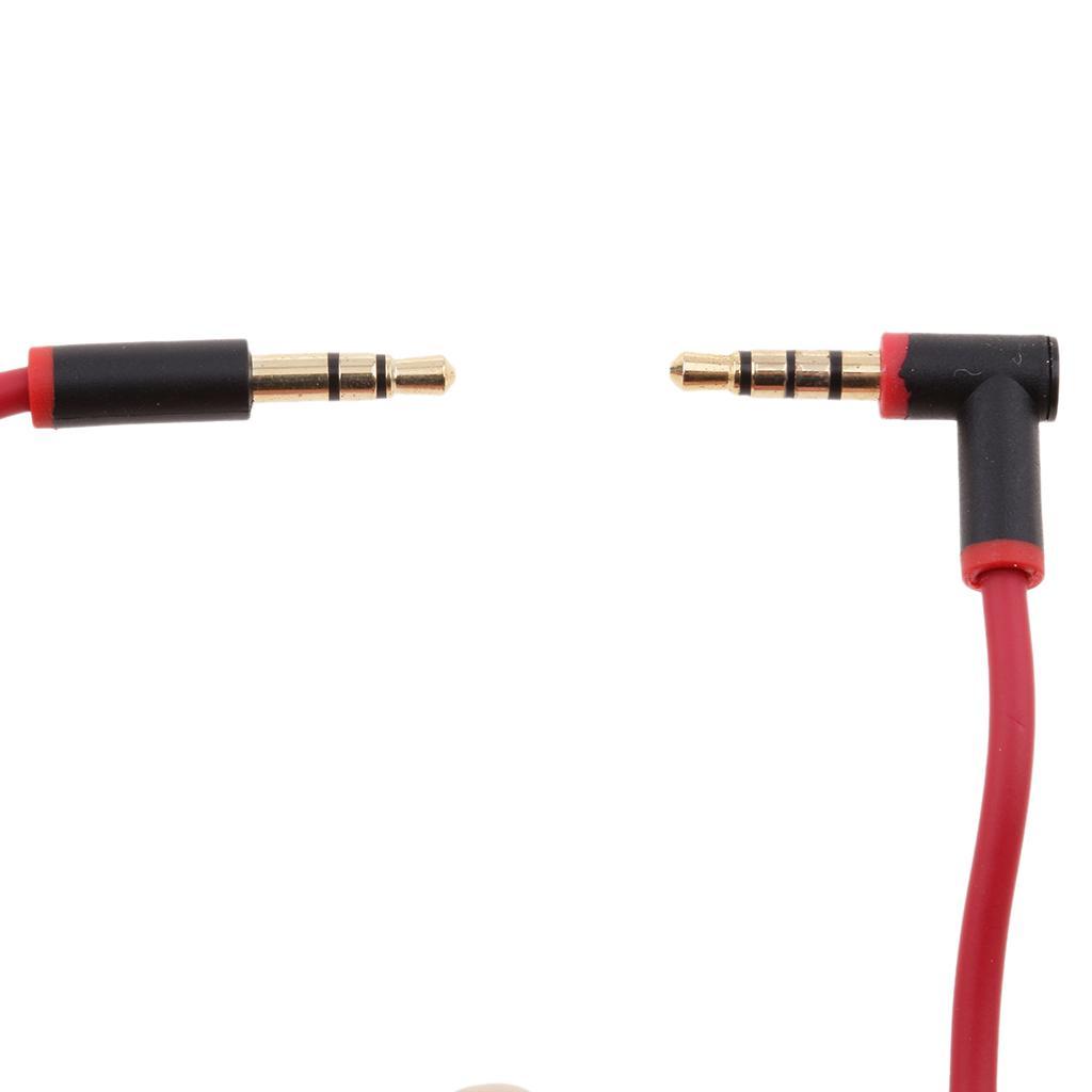 2 Pieces Replacement Audio Cable With Talk/Mic Remote For by