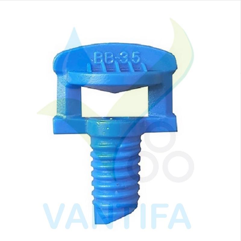 Béc bọ tưới phun mưa 3.5 mm sử dụng ống  6x8mm nếu béc đơn, ldpe 16mm trở lên nếu béc gắn dãy