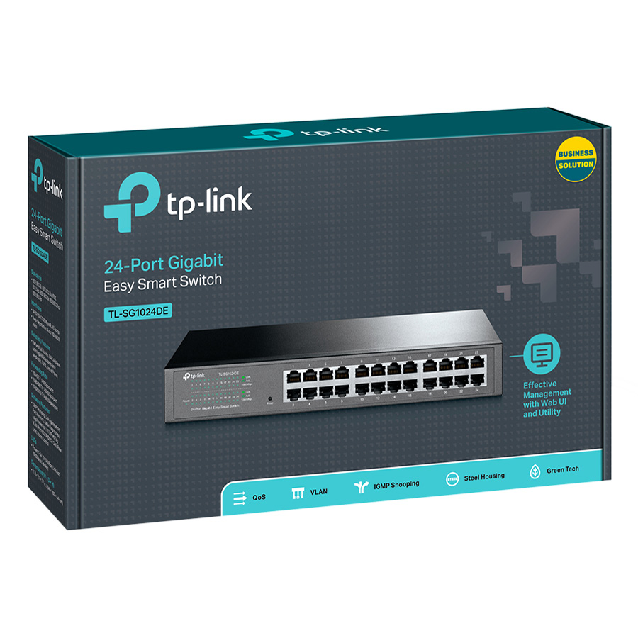 Switch Easy Smart TP-LINK TL-SG1024DE - Hàng Chính Hãng