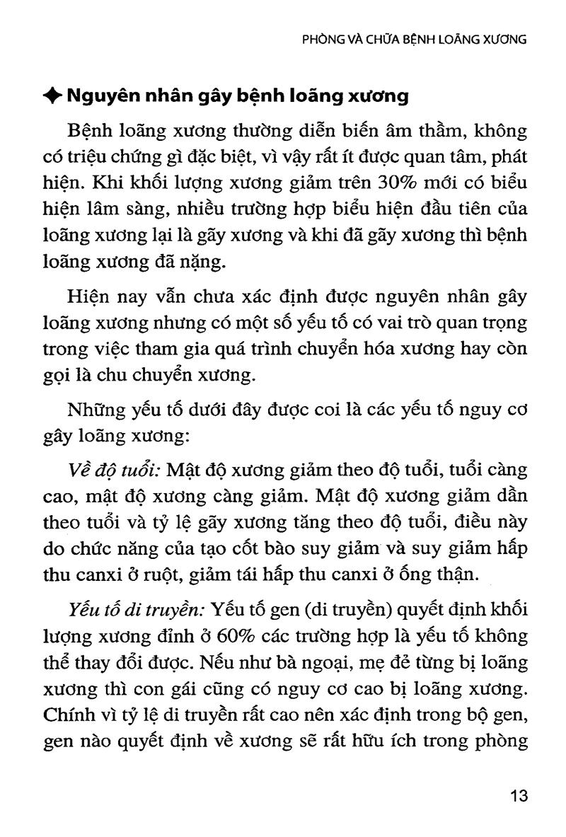 Sách Phòng Và Chữa Bệnh Loãng Xương