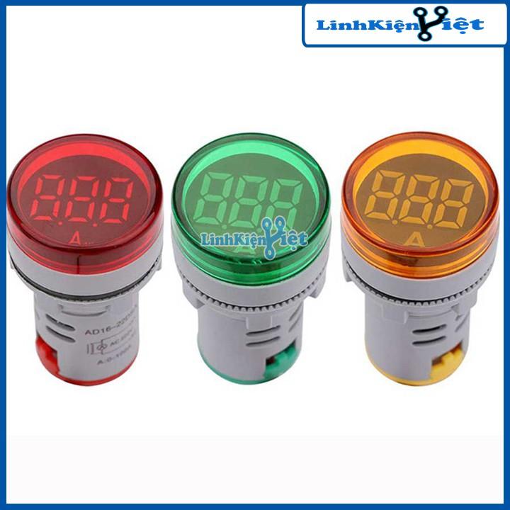 Đèn Báo Điện Áp Xoay Chiều AD16-22DSV Thế 60-500V 22mm