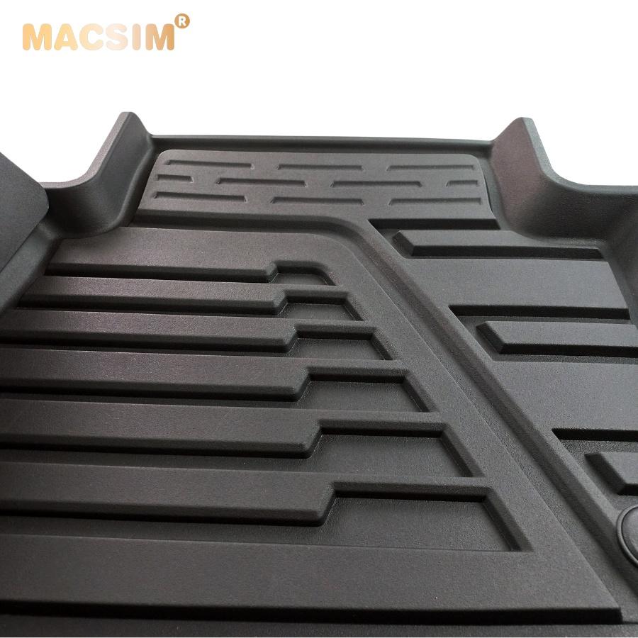 Hình ảnh Thảm lót sàn ô tô Hyundai sonata 2020-nay Nhãn hiệu Macsim chất liệu nhựa TPE đúc khuôn cao cấp - màu đen