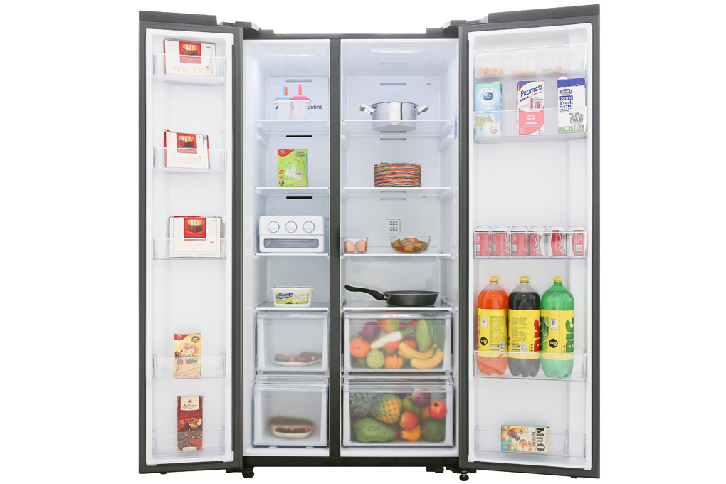 Tủ lạnh Samsung Side by Side 680L RS62R5001B4SV - Hàng chính hãng