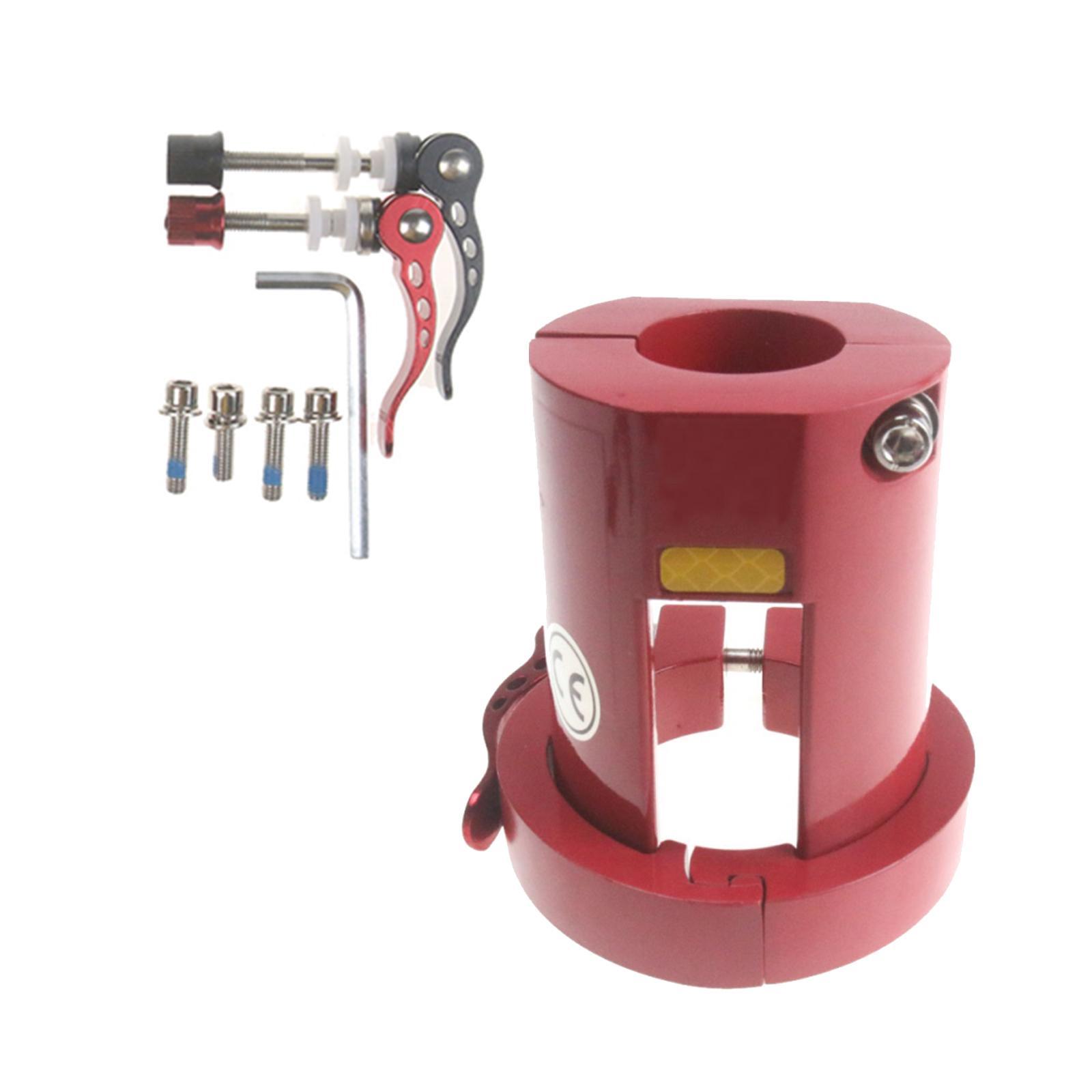 Folding Clamp Durable for Electric Scooter Electric Scooter Accessories Red