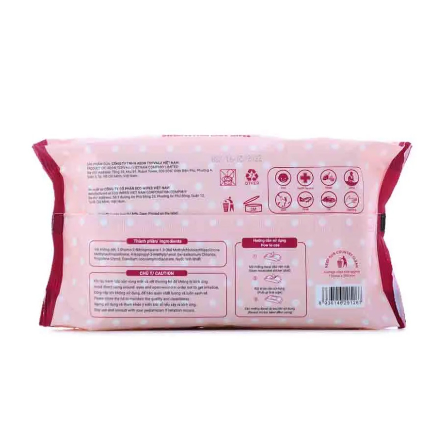 Khăn ướt, giấy ướt Baby Cao Cấp Disinfection Wipes 80 tờ