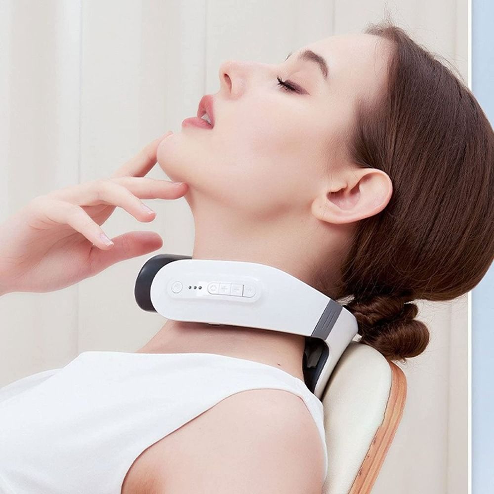 MÁY MASSAGE CỔ VAI GÁY SƯỞI ẤM REMOTE ĐIỀU KHIỂN SCHÖNHEITSSALON công nghệ ĐỨC