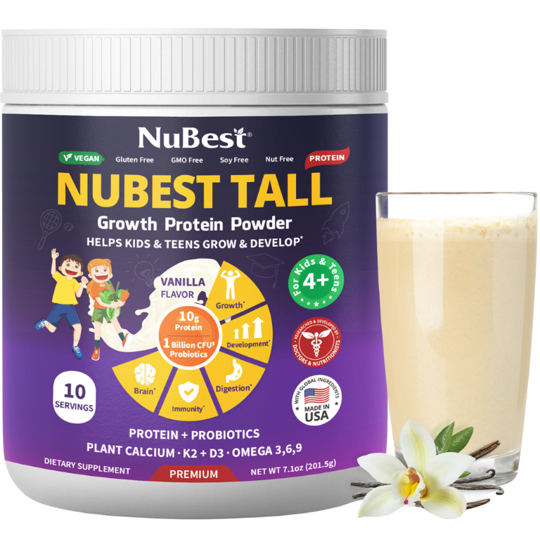 [Combo 3 tặng 1] TPBVSK hỗ trợ Tăng Chiều Cao 3 NuBest Tall TẶNG 1 Sữa Bột NuBest Tall (Hương Vanilla)