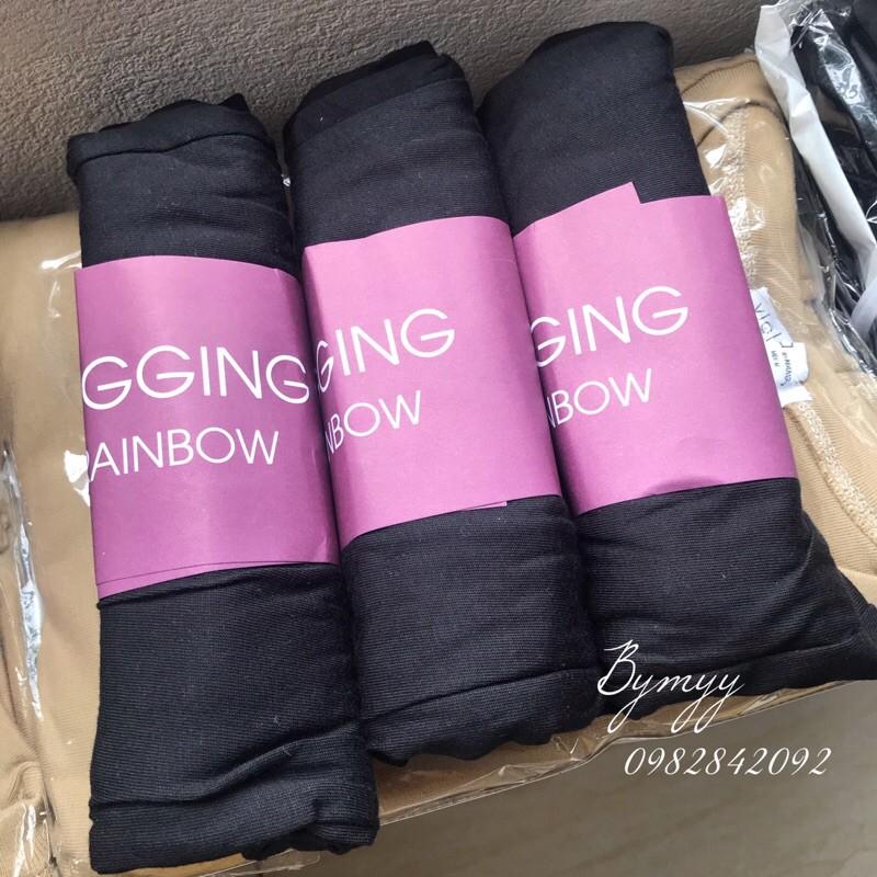 Quần Legging Lửng Nữ Siêu Hot Quần Legging Ngố Đùi Rainbow Cạp Chun Mềm Mịn QK01