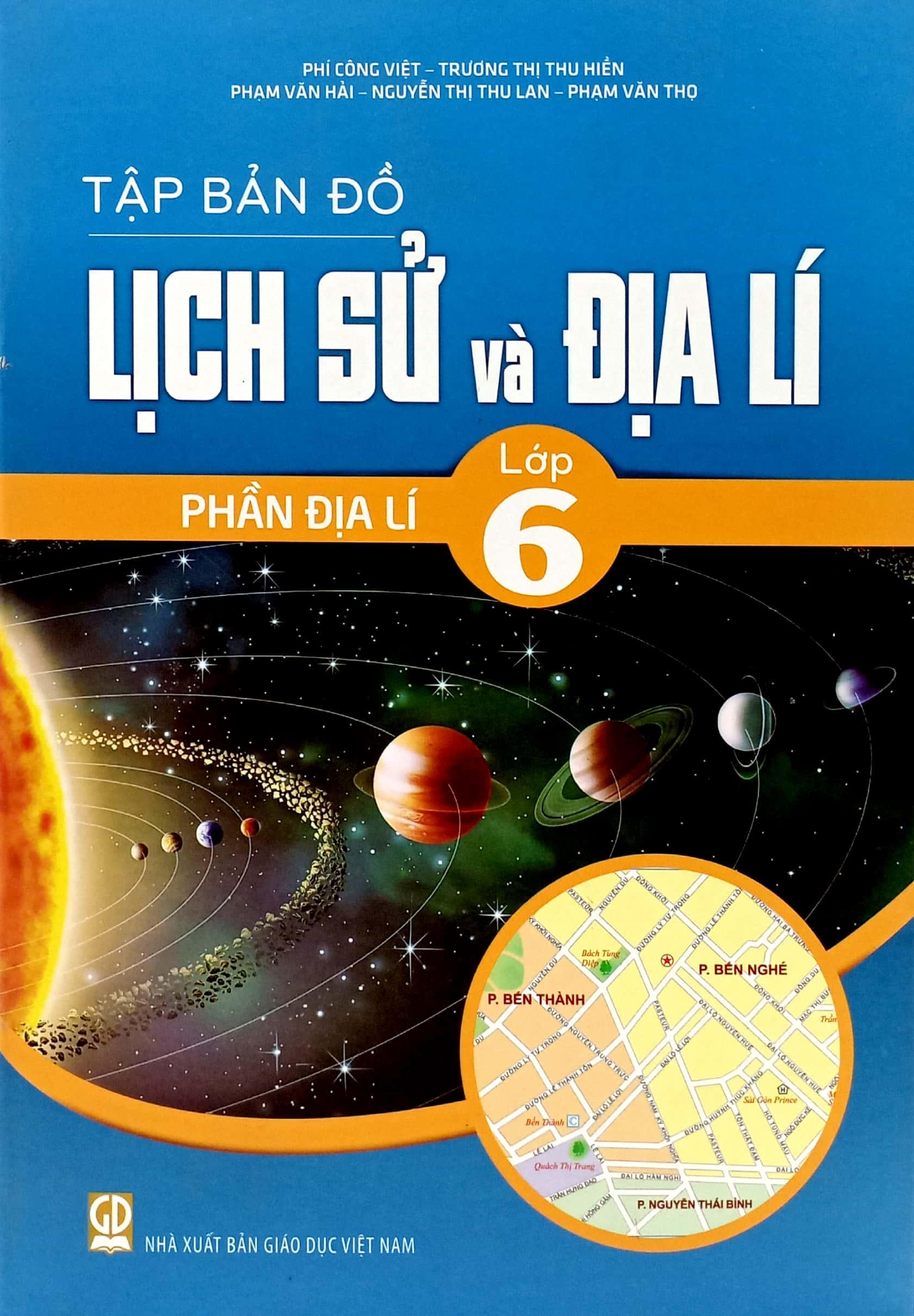 Tập Bản Đồ Lịch Sử Và Địa Lí 6 - Phần Địa Lí (2023)