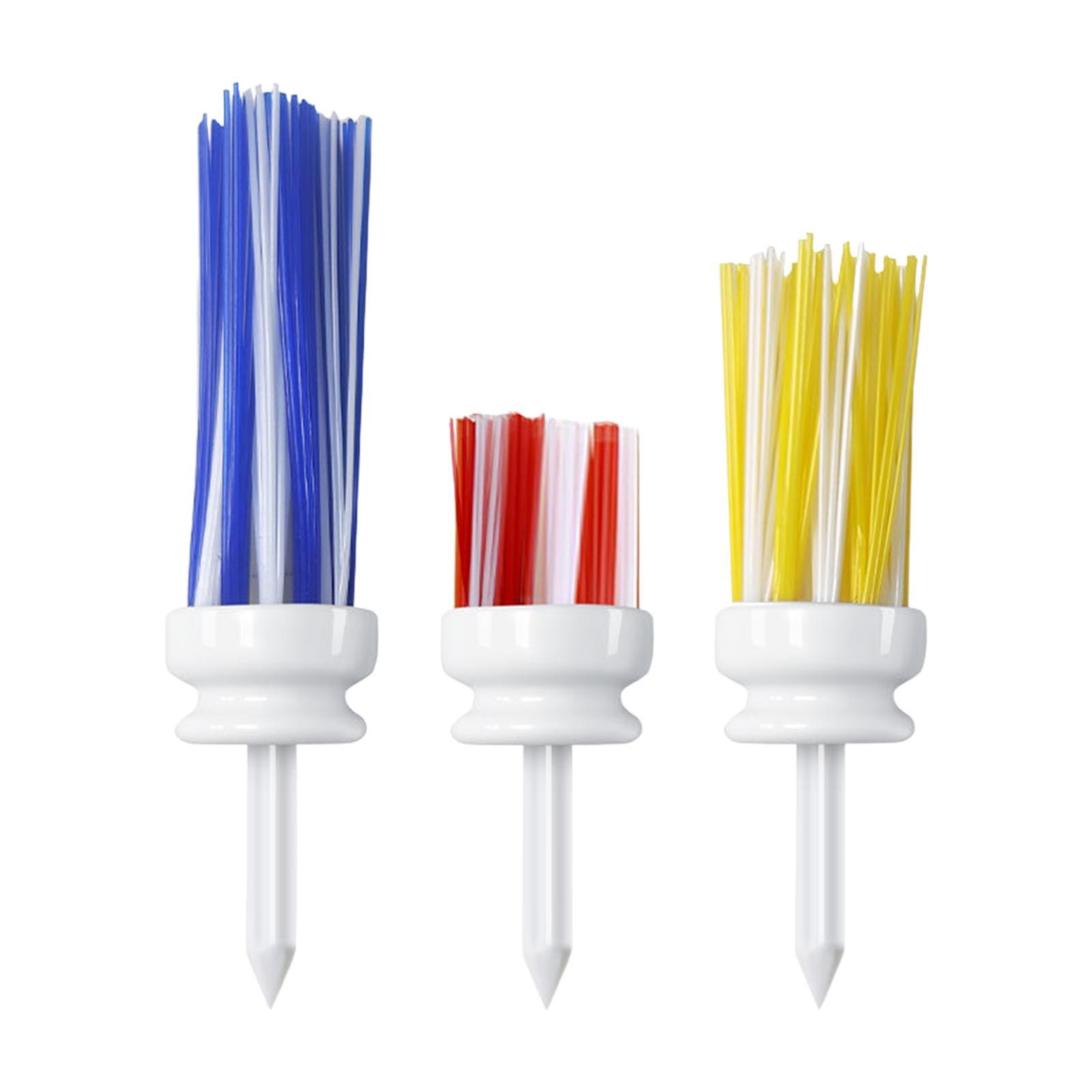 Brush Golf Tees Type Golf Equipment Low Friction Resistance Golf Ball Holder
