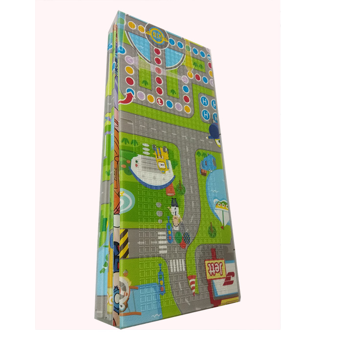Thảm tranh xốp XPE 2 mặt cao cấp cho Bé - với 2 rãnh, 1 gân dễ dàng gấp gọn- KT thảm 1,8m X 2, dày 1cm