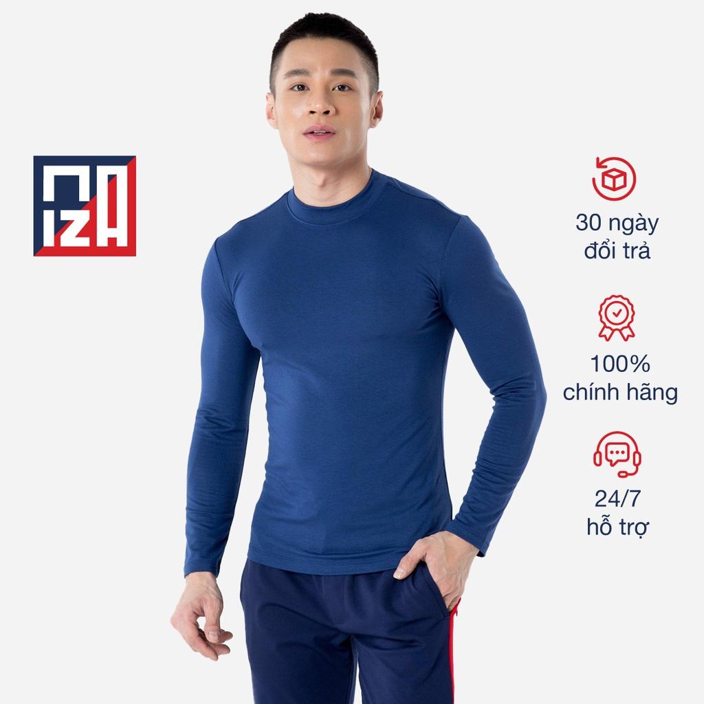 Áo giữ nhiệt body nam CIZA cao cấp thể thao vải heattech cổ 3cm giữ ấm công nghệ Nhật Bản size S M L XL ATNS16