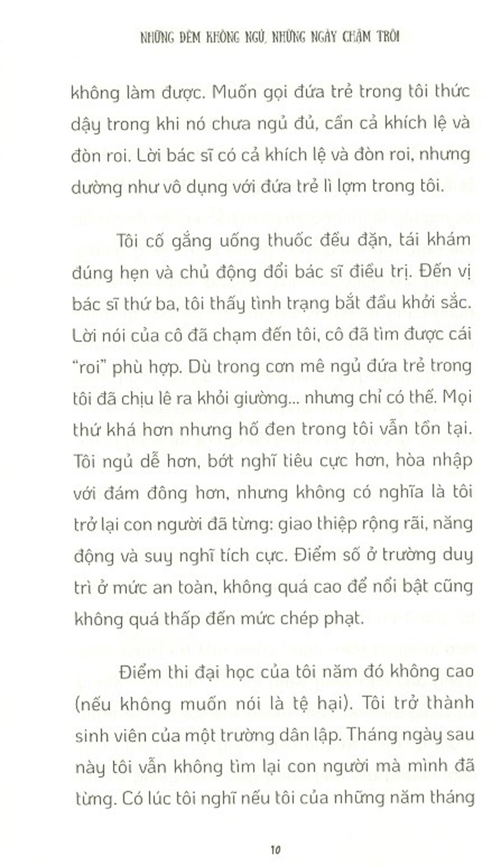 Những Đêm Không Ngủ, Những Ngày Chậm Trôi