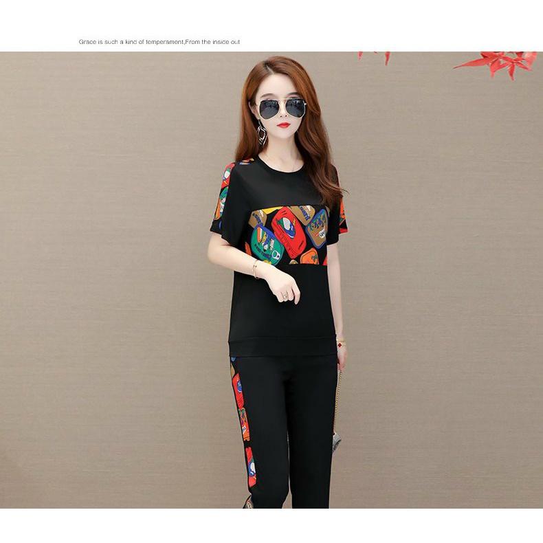 Set Bộ Thời Trang Cao Cấp Chất Liệu Thun Cotton 3D Dày Dặn, Mềm, Mịn, Thấm Hút Mồ Hôi Chuẩn Hàng An Đông