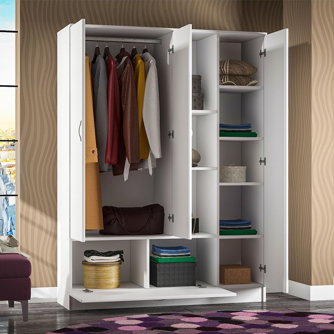 Tủ quần áo hiện đại kiểu dáng đẹp SMLIFE Chymney