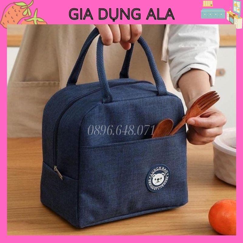 Túi Giữ Nhiệt Đựng Cơm Văn Phòng Mang Cơm, Túi Đựng Bình Nước Đồ Ăn Văn Phòng Tiện Lợi