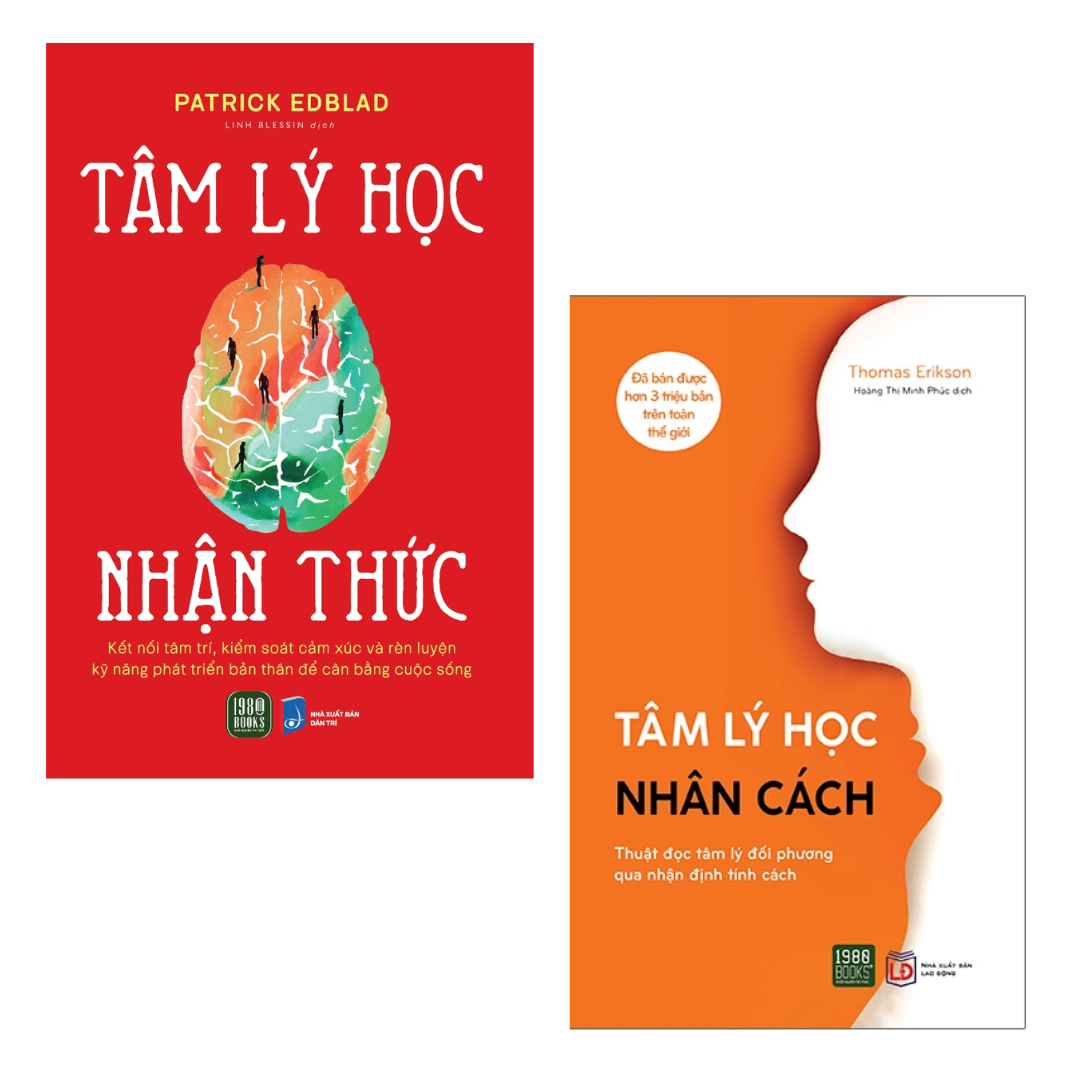 Combo 2 Cuốn Sách Tâm Lý Hay: Tâm Lý Học Nhận Thức+Tâm Lý Học Nhân Cách