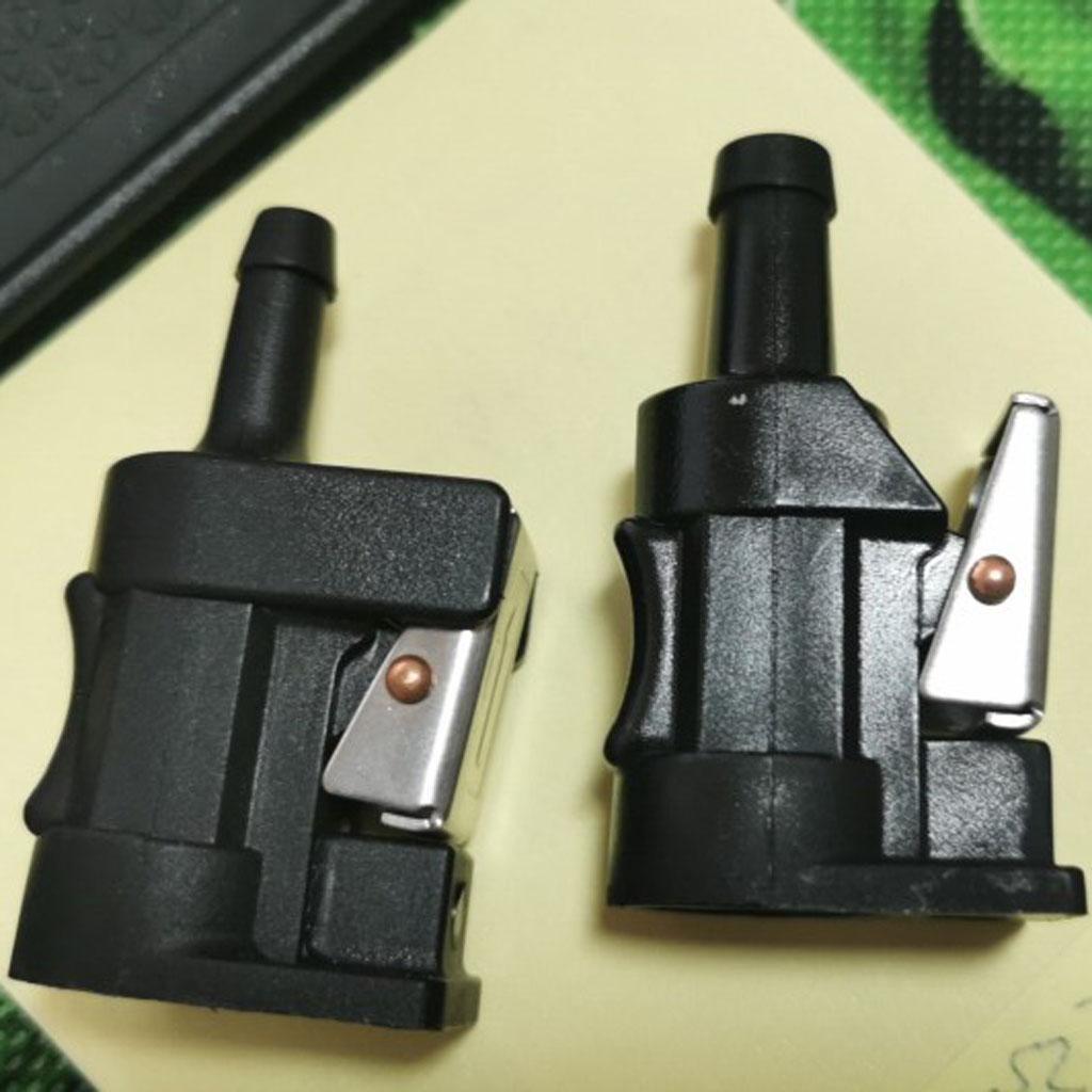 4X Fuel Tank Connector 8MM Hose Barb for Outboard Engine
