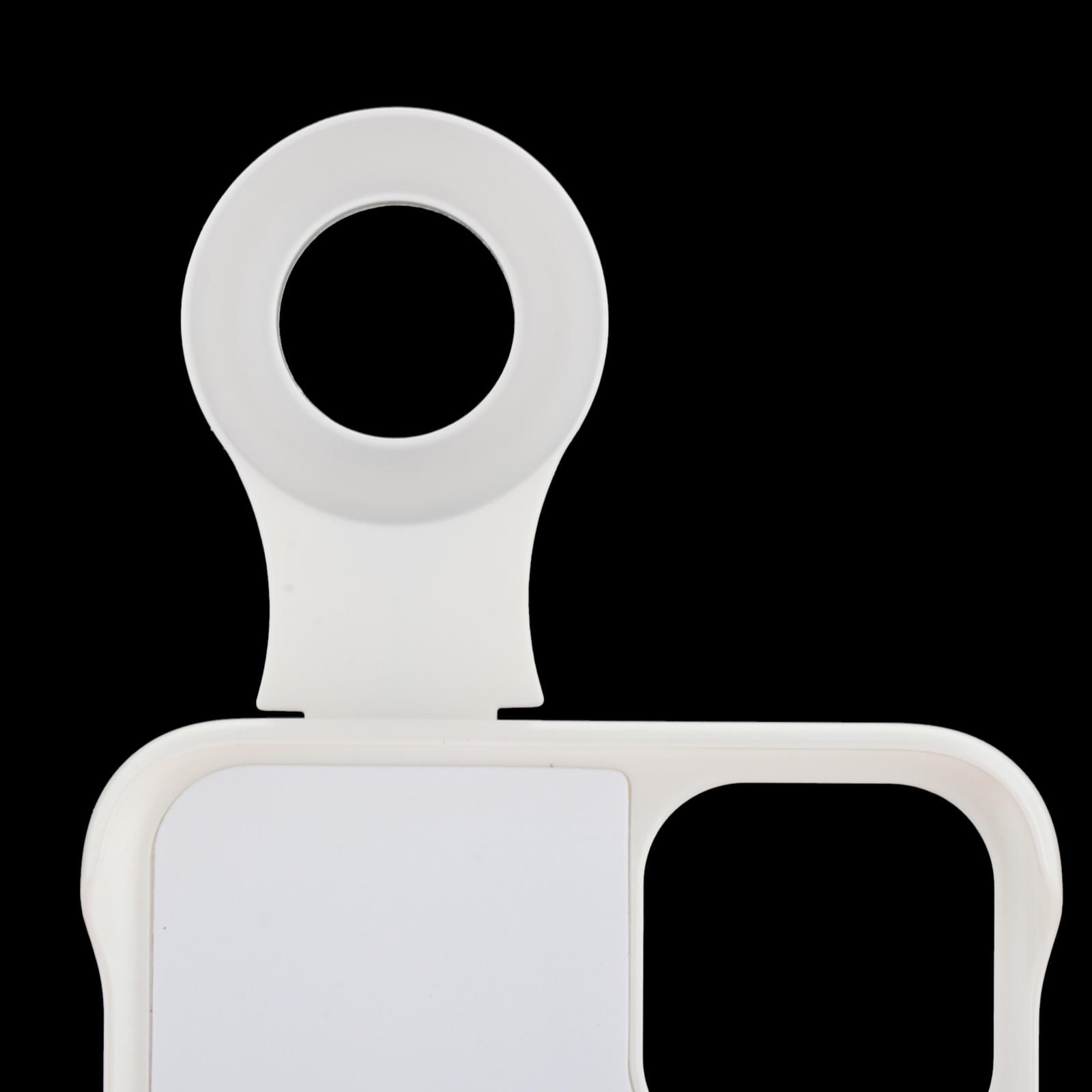 Mobile Phone Case Mixed Warm Cold Light Image Clear for iPhone 12/12 Pro White