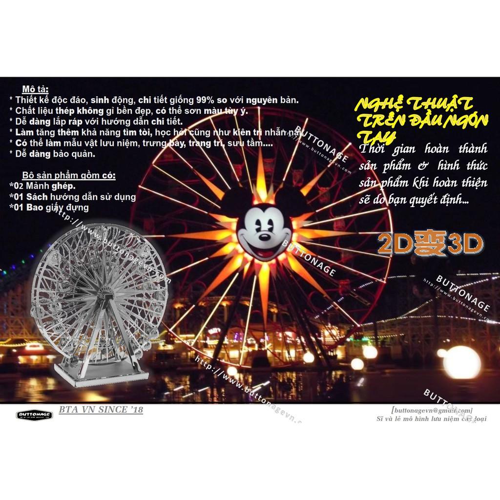 Mô Hình Lắp Ráp 3d Vòng Xoay Chuột Mickey