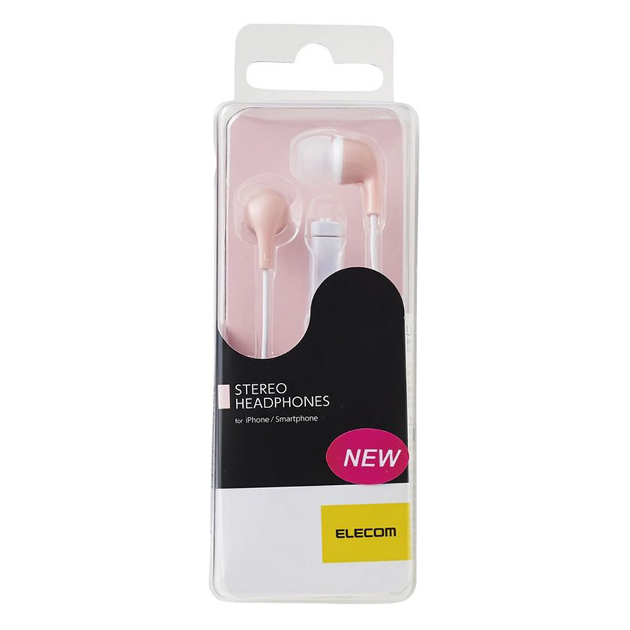 Tai Nghe Stereo Có Mic Elecom EHP-CN300MYL - Hàng Chính Hãng