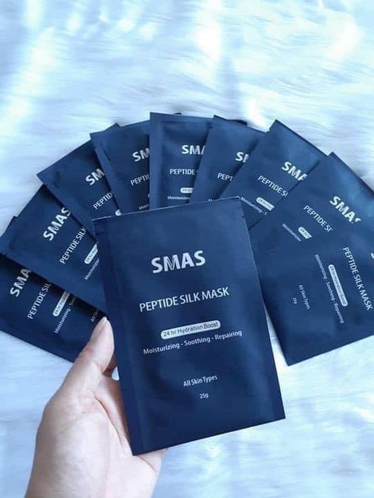 Mặt nạ phục hồi dưỡng ẩm Smas Peptide Silk Mask