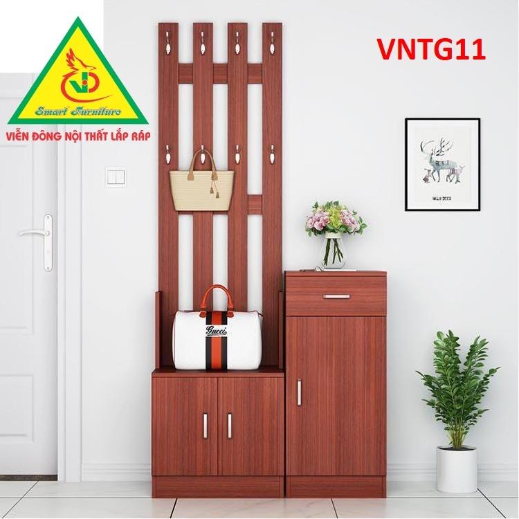 TỦ TRANG TRÍ KIÊM VÁCH NGĂN PHÒNG VNTG11 _ Nội thất lắp ráp Viendong Adv