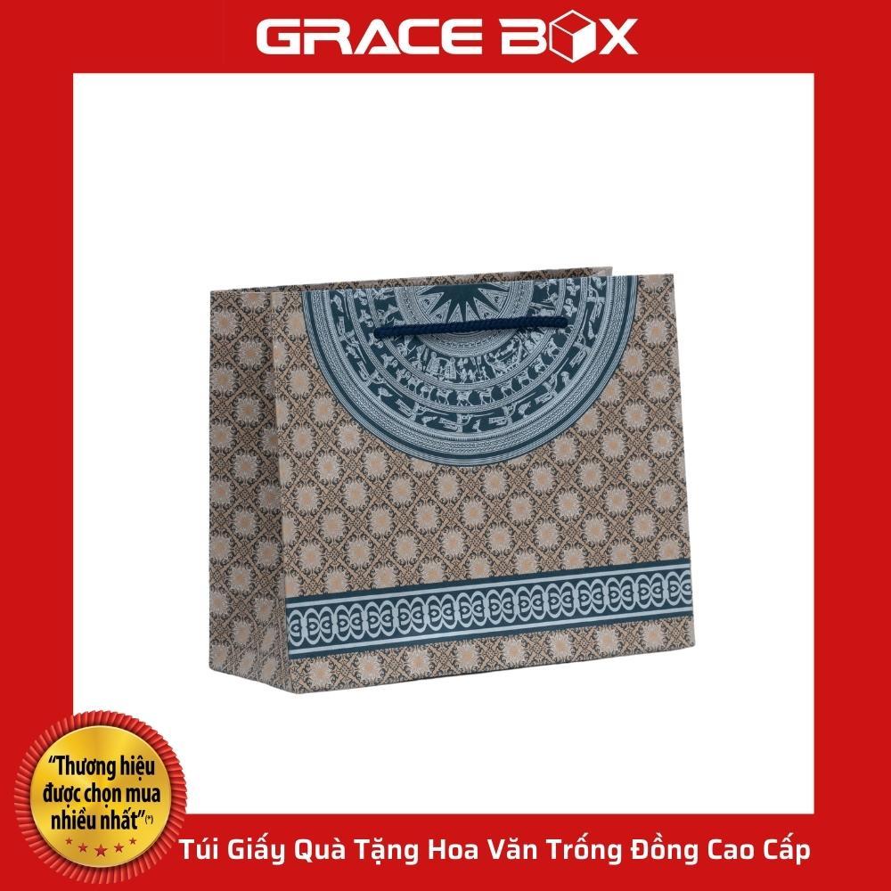 Túi Giấy Quà Tặng Hoa Văn Trống Đồng Cao Cấp