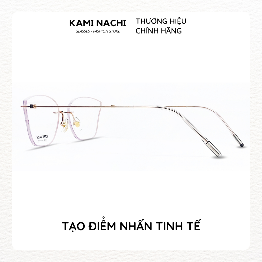 Gọng kính The Business Man phiên bản Butterfly chất liệu Titanium mạ Ion KAMI NACHI