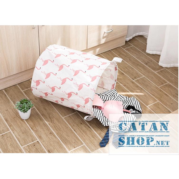 Sọt vải, Giỏ vải đựng quần áo bẩn để giặt chống thấm nước, đựng đồ chơi, đồ đa năng chống thấm nước GD539-W02MAU