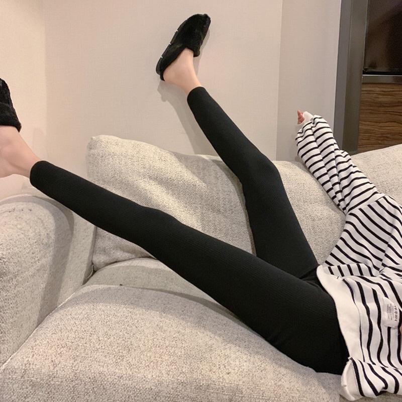 Quần legging nữ dầy dặn co giãn 4 chiều gen bụng tôn dáng_ Quần nỉ nữ siêu ấm QL56