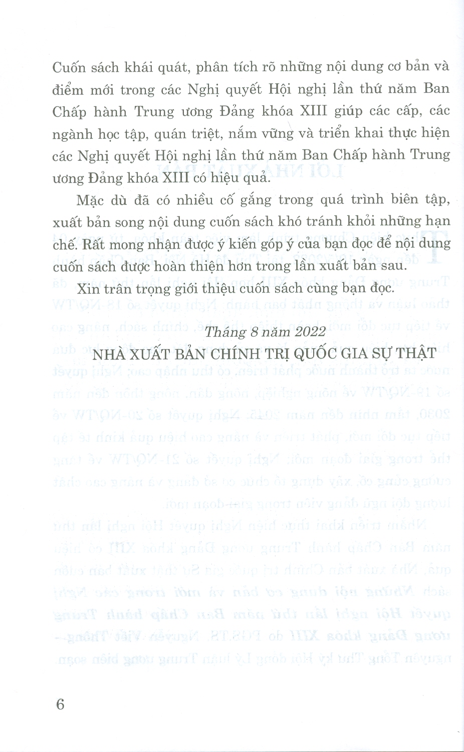 Những Nội Dung Cơ Bản Và Mới Trong Các Nghị Quyết Lần Thứ Năm Ban Chấp Hành Trung Ương Đảng Khóa XIII