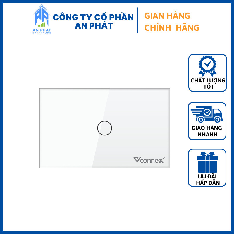 Bộ Điều Khiển Trung Tâm Nhà Thông Minh Vconnex Gateway, Tích Hợp Wifi, Bluetooth, Mesh, Zigbee, Dễ Lắp Đặt Kết Nối