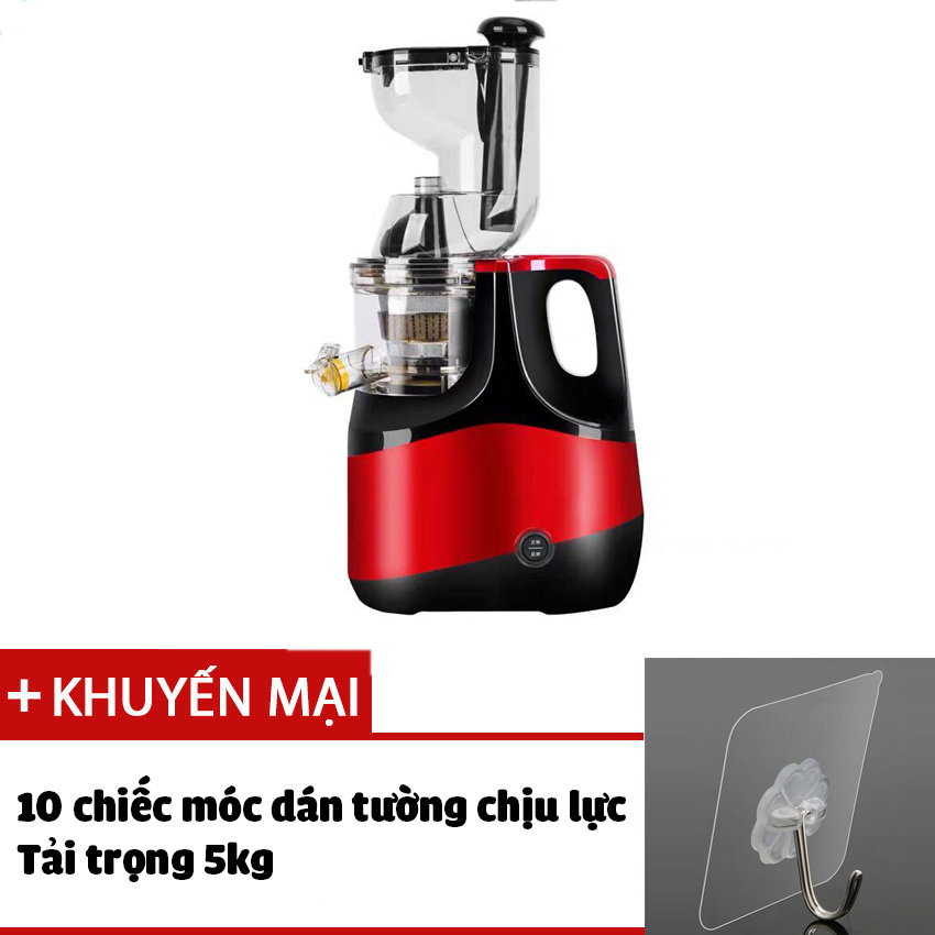 Máy ép chậm cỡ lớn RH-551 mẫu mới ép rau củ hoa quả cực nhiều nước ép nguyên quả kèm 10 móc dán chịu lực