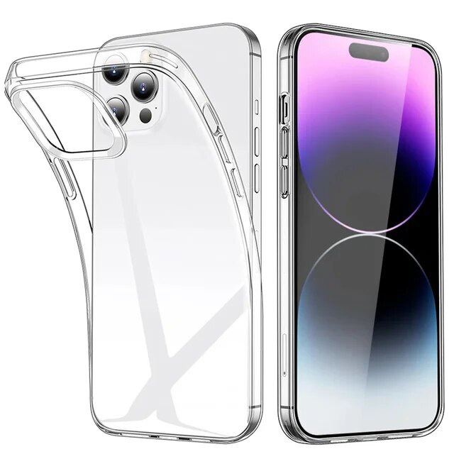 Ốp lưng dẻo silicon cho iPhone 15 Pro Max / 15 Pro / 15 Plus / iP 15 hiệu HOTCASE Ultra thin - Mỏng 0.6mm, chống trầy xước, độ trong suốt cực cao - Hàng nhập khẩu